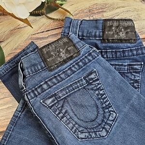 TRUE RELIGION WORLD TOUR CASEY LOW-RISE SKINNY ANKLE JEANS